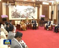 赵乐际会见尼泊尔总统